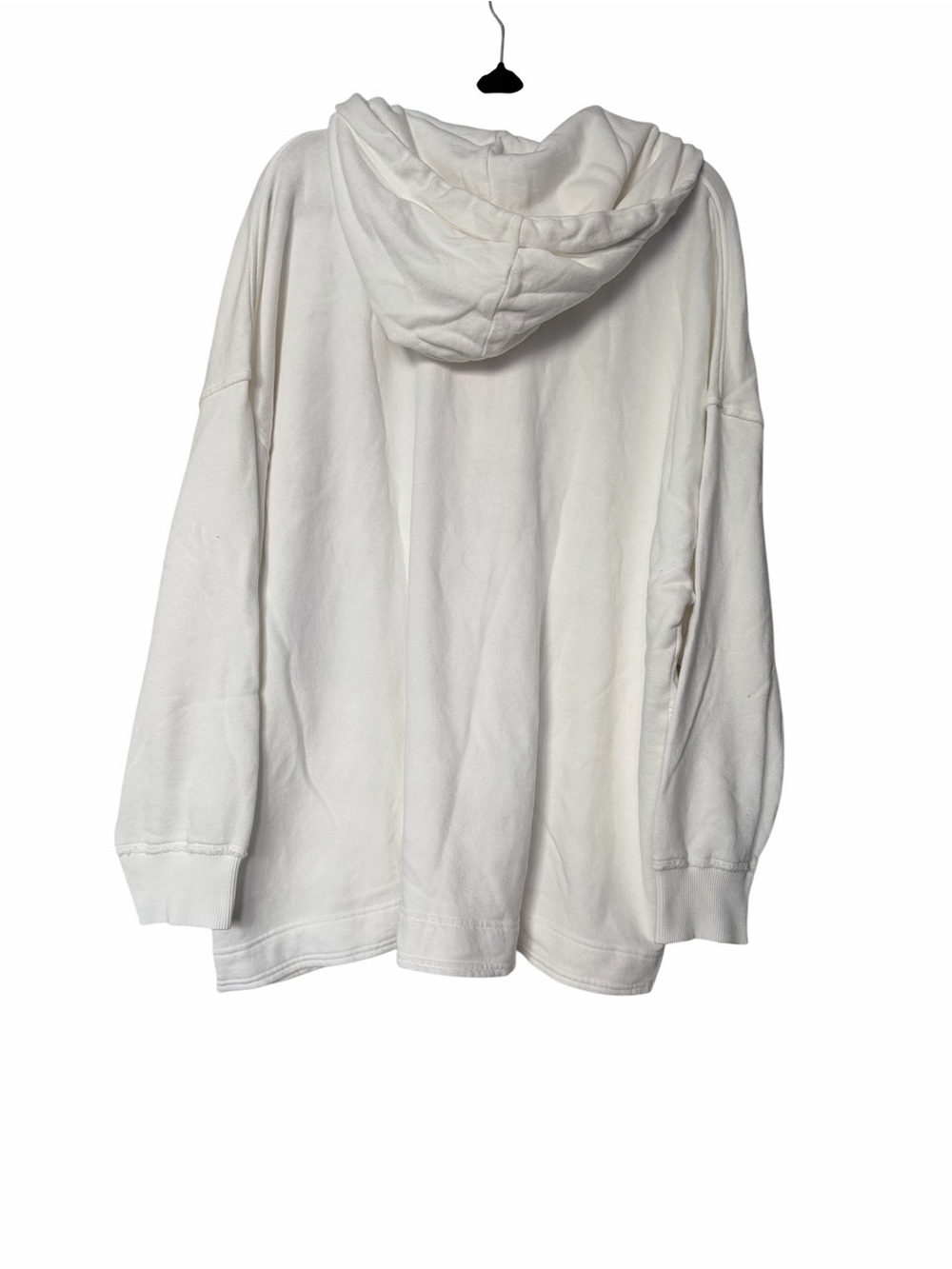 Aerie White Henley Sweatshirt Buttons Oversized Size Xl NWT - Picture 2 of 9